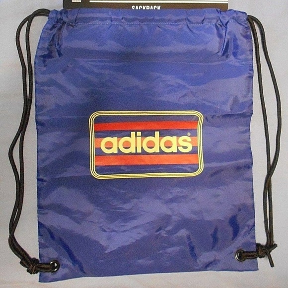 blue and red adidas bag
